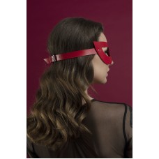 Маска на обличчя Feral Feelings - Mistery Mask натуральна шкіра, червона