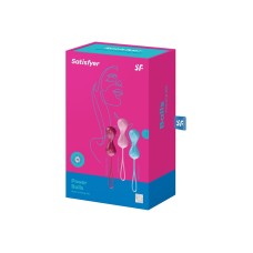 Вагінальні кульки Satisfyer Power Balls (3 пари), діаметр 3,4см, маса 60-76-92г, з кулькою всередині