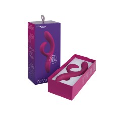 Смарт вибратор-кролик We-Vibe Nova Fuchsia, эргономичный, регулируемый угол наклона ствола