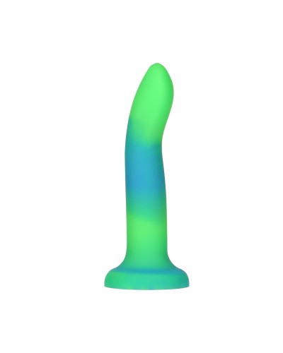 Светящийся в темноте фаллоимитатор ADDICTION Rave 8″ Glow in the Dark Dildo Blue Green, 20,3 см