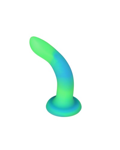 Светящийся в темноте фаллоимитатор ADDICTION Rave 8″ Glow in the Dark Dildo Blue Green, 20,3 см