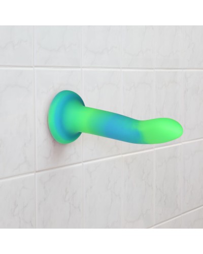 Светящийся в темноте фаллоимитатор ADDICTION Rave 8″ Glow in the Dark Dildo Blue Green, 20,3 см