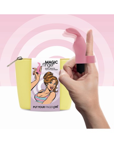 Вибратор на палец FeelzToys Magic Finger Vibrator Pink