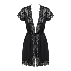 Obsessive 810-PEI-1 peignoir black L/XL