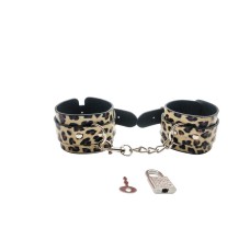 Набор MAI BDSM STARTER KIT Nº 75 Leopard: плеть, кляп, наручники, маска, ошейник, веревка, зажимы