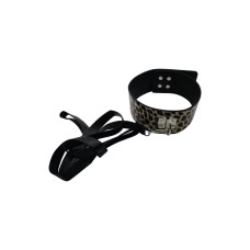 Набор MAI BDSM STARTER KIT Nº 75 Leopard: плеть, кляп, наручники, маска, ошейник, веревка, зажимы