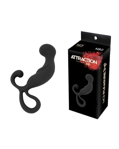 Массажер простаты MAI Attraction Toys №80 Black, длина 13.4см, диаметр 3.2см