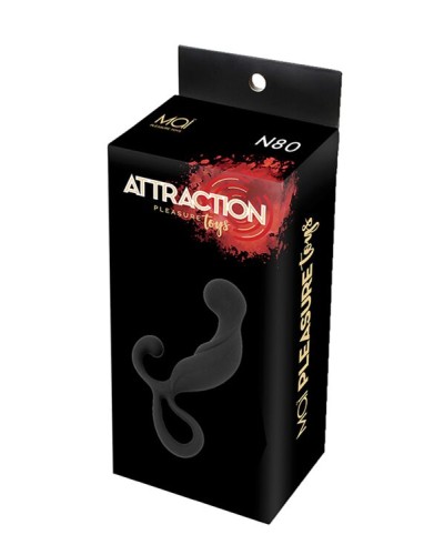 Массажер простаты MAI Attraction Toys №80 Black, длина 13.4см, диаметр 3.2см