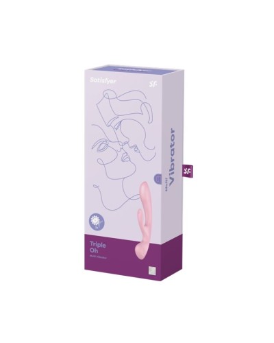 Вібратор-кролик Satisfyer Triple Oh Pink