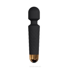 Минивибромассажер Dorcel Wand Wanderful Black мощный, водонепроницаемый, 18 режимов работы