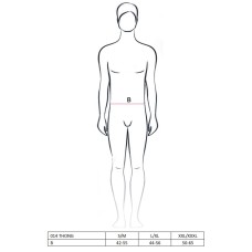 Мужские трусики Passion 014 THONG black XXL/XXXL