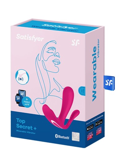 Подвійний смартвібратор у трусики Satisfyer Top Secret+ Pink