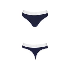 Спортивные трусики-стринги Passion PS007 PANTIES navy blue, size M