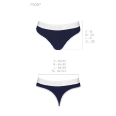 Спортивные трусики-стринги Passion PS007 PANTIES navy blue, size M