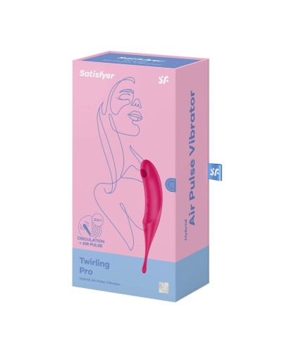 Вакуумний стимулятор Satisfyer Twirling Pro Red