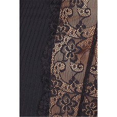 (SALE) Сорочка приталенная с чашечками ZOJA CHEMISE black 4XL/5XL - Passion, трусики