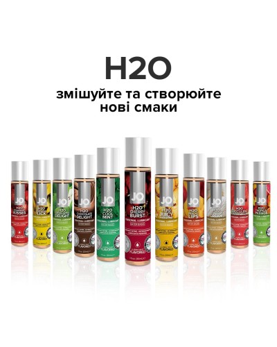 Смазка на водной основе System JO H2O — Cherry Burst (30 мл) без сахара, растительный глицерин