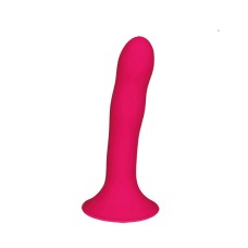 Дилдо з присоскою Adrien Lastic Hitsens 4 Pink, відмінно для страпона, діаметр 3,7 см, довжина 17,8 