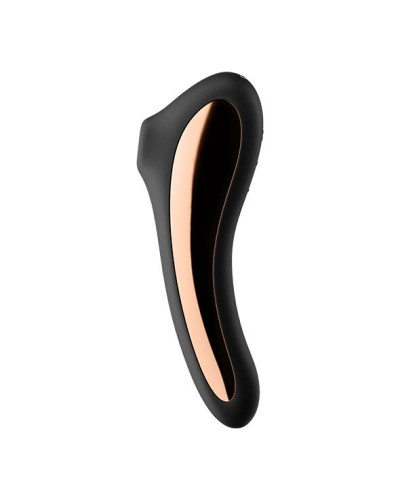 Вакуумний стимулятор з вібрацією Satisfyer Dual Kiss Black