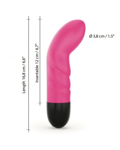 Вібратор Dorcel Expert G 2.0 Magenta для точки G, що перезаряджається