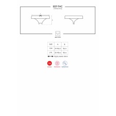 Obsessive 837-THC-1 crotchless thong S/M