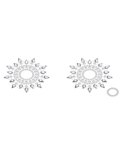 Пэстис из кристаллов Petits Joujoux Gloria set of 2 - Silver, украшение на грудь