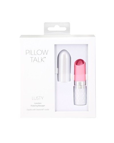 Вибратор Pillow Talk Lusty Luxurious Flickering Massager - Pink 