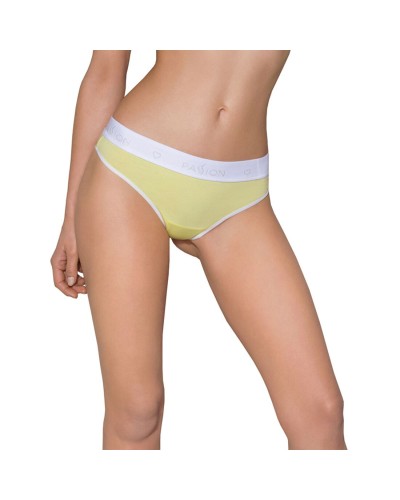 Спортивные трусики-стринги Passion PS007 PANTIES yellow, size M