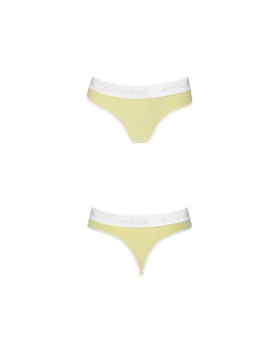 Спортивные трусики-стринги Passion PS007 PANTIES yellow, size M