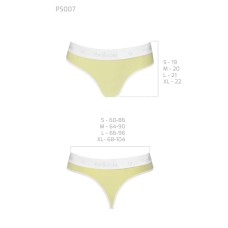 Спортивные трусики-стринги Passion PS007 PANTIES yellow, size M