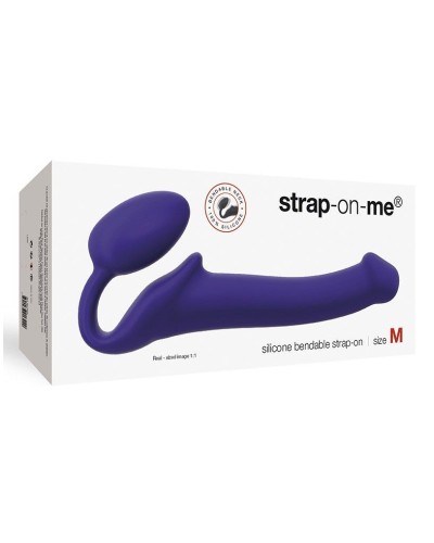 Безремінний страпон Strap-On-Me Violet M, повністю регульований, діаметр 3,3см