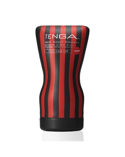 Мастурбатор Tenga Squeeze Tube Cup (м’яка подушечка) STRONG стискається