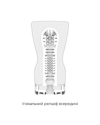 Мастурбатор Tenga Squeeze Tube Cup (м’яка подушечка) STRONG стискається