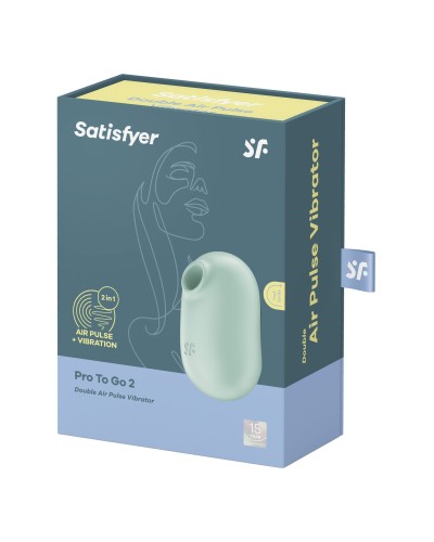 Вакуумний стимулятор Satisfyer Pro To Go 2 Mint (м'ята упаковка)