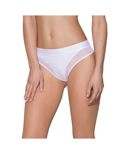 Трусики з прозорою вставкою Passion PS002 PANTIES white, size S