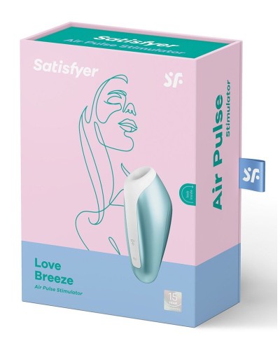 Мініатюрний вакуумний стимулятор Satisfyer Love Breeze Ice Blue