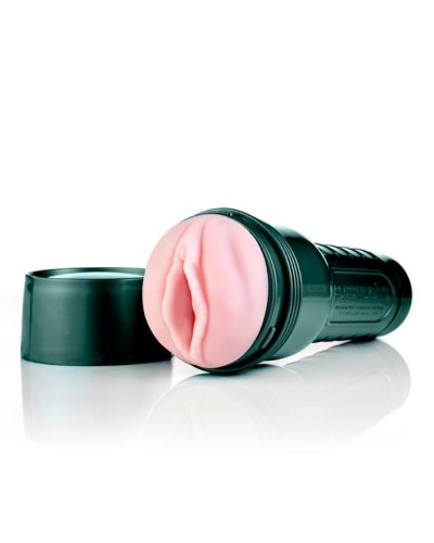 Мастурбатор с вибрацией Fleshlight Vibro Pink Lady Touch, три вибропули, стимулирующий рельеф