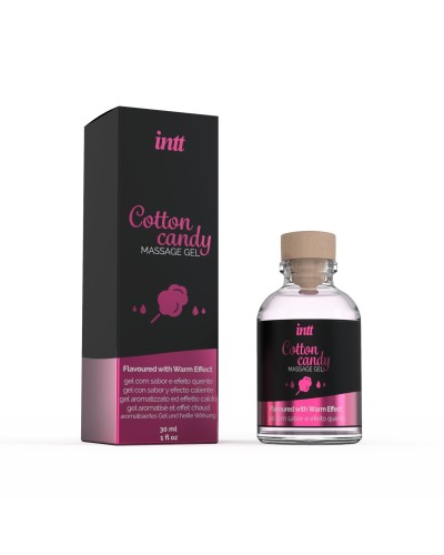 Массажный гель для интимных зон Intt Cotton Candy (30 мл) разогревающий