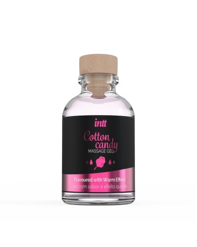 Массажный гель для интимных зон Intt Cotton Candy (30 мл) разогревающий