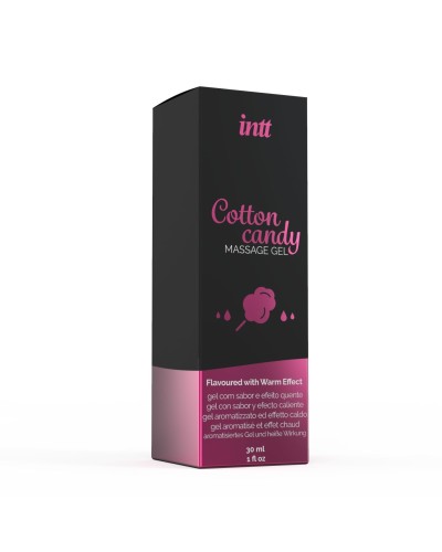 Массажный гель для интимных зон Intt Cotton Candy (30 мл) разогревающий