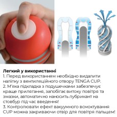 Мастурбатор Tenga Air Flow Cup, ефект всмоктування