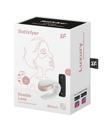 Смарт-вібратор для пар Satisfyer Double Love (White)