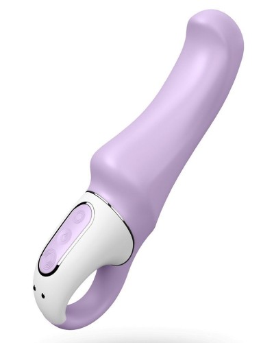 Потужний вібратор Satisfyer Vibes Charming Smile з гнучким стовбуром, литий силікон, 12 режимів