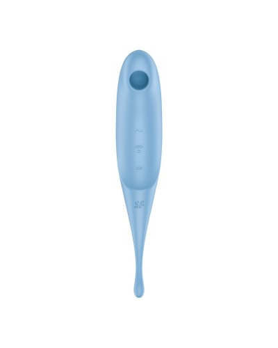 Вакуумный стимулятор Satisfyer Twirling Pro Blue