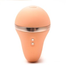 Вакуумний вібратор Kistoy Tina Mini Orange, вагінально-кліторальний