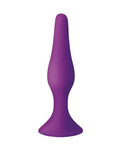 Анальная пробка на присоске MAI Attraction Toys №35 Purple, длина 15,5см, диаметр 3,8см