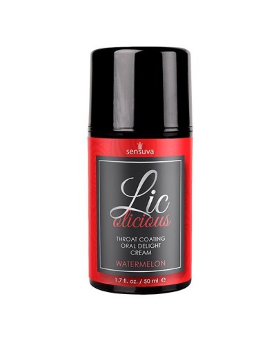 Гель для мінету Sensuva Lic-o-licious Watermelon (50 мл), оліїстий, без цукру