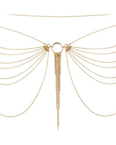 Цепочка на трусики или лиф Bijoux Indiscrets MAGNIFIQUE Waist Chain - Gold, украшение на тело