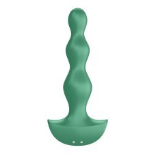 Анальний стимулятор-намистини з двома моторами Satisfyer Lolli-Plug 2 Green