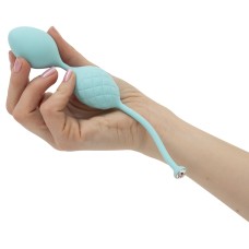 Розкішні вагінальні кульки PILLOW TALK - Frisky Teal з кристалом, діаметр 3,2 см, вага 49-75 гр